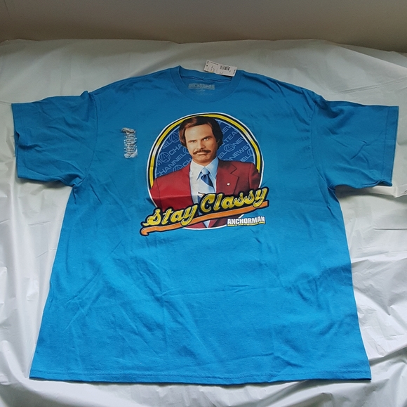 Anchorman Other - Men's Anchorman Stay Classy T-Shirt 2XL $12